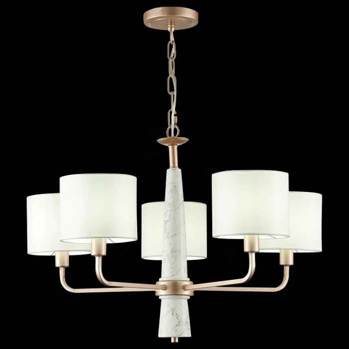 Подвесная люстра ST-Luce Vellino SL1163.203.05 Цвет плафонов белый Цвет арматуры латунь от ImperiumLoft