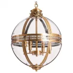 Подвесной светильник Divinare Sfera 2027/17 SP-4 Цвет арматуры латунь Цвет плафонов прозрачный от ImperiumLoft