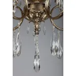 Подвесная люстра Omnilux Florence OML-77603-05 Цвет арматуры золото Цвет плафонов прозрачный от ImperiumLoft