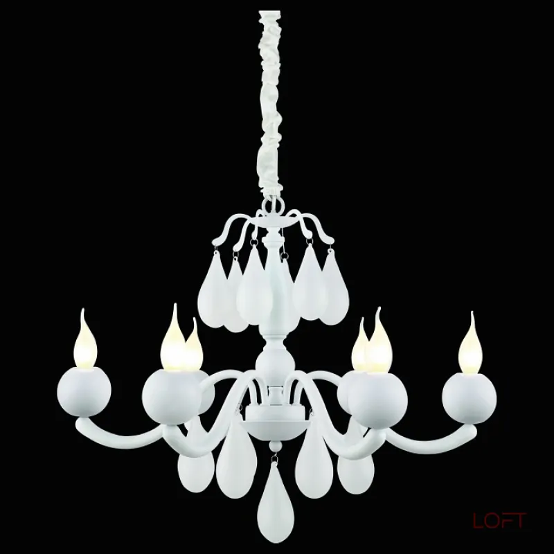 Подвесная люстра Arte Lamp Sigma A3229LM-6WH Подвесная люстра Arte Lamp Sigma A3229LM-6WH