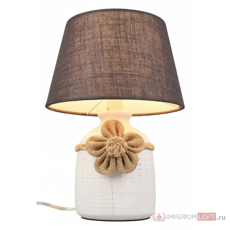 Настольная лампа декоративная Omnilux Orria OML-16904-01 Цвет плафонов коричневый от ImperiumLoft