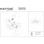 Потолочная люстра Maytoni MOD545CL-20B