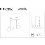 Подвесной светильник Maytoni MOD165PL-L40B3K