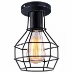 Накладной светильник Arte Lamp 1109 A1109PL-1BK Цвет арматуры черный Цвет плафонов черный