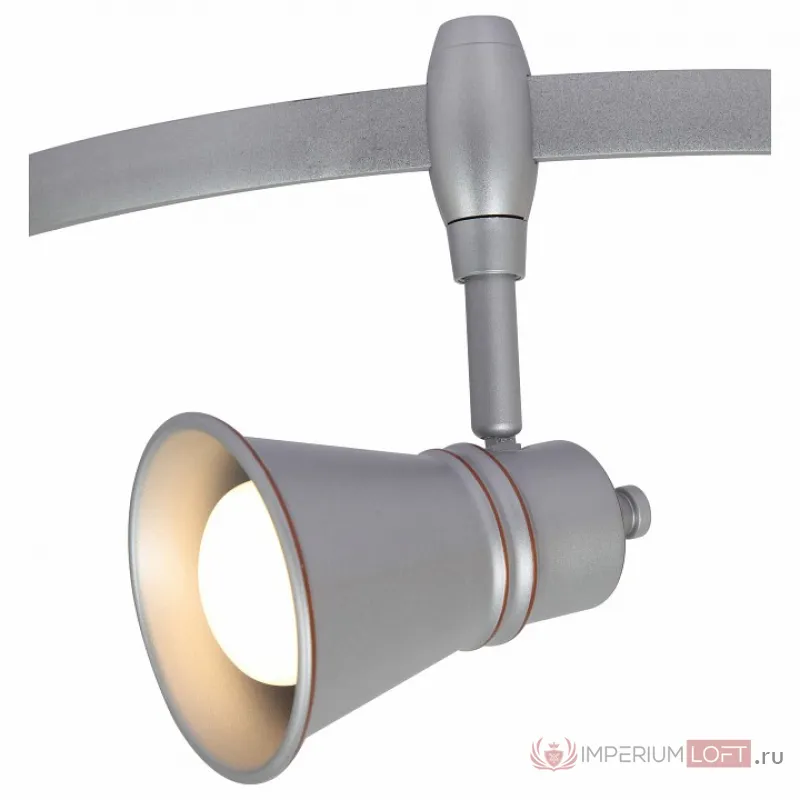 Светильник на штанге Arte Lamp Rails A3057 A3057PL-1SI Цвет арматуры серебро Цвет плафонов серебро от ImperiumLoft