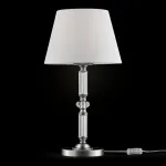 Настольная лампа декоративная Maytoni Riverside MOD018TL-01CH Цвет арматуры хром Цвет плафонов белый от ImperiumLoft