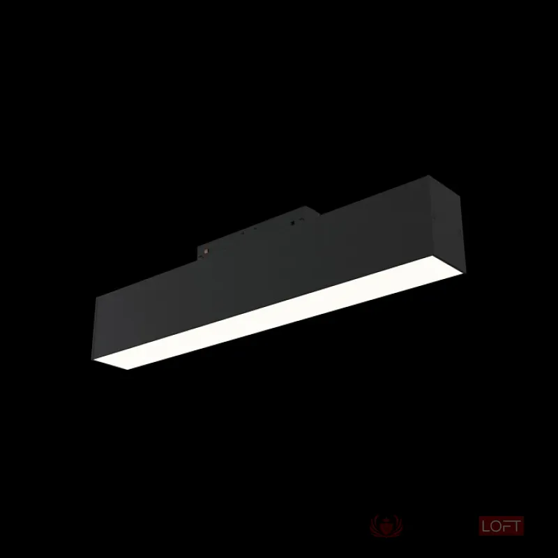 Накладной светильник Maytoni Track lamps TR012-2-12W4K-B Цвет арматуры черный Цвет плафонов черный от ImperiumLoft