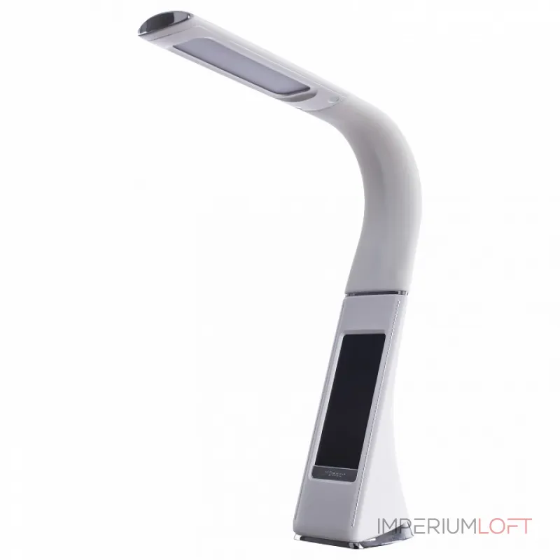 Настольная лампа офисная Arte Lamp Supervisor A1706LT-1WH Цвет арматуры хром Цвет плафонов белый