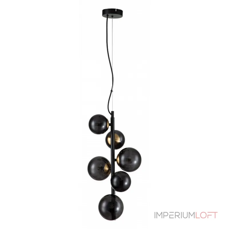 Подвесная люстра Indigo Molecola 11018/6P Black