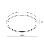 Накладной светильник Donolux S111027 C111027/1 D730 от ImperiumLoft