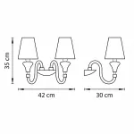 Бра Lightstar Otto 809626 Цвет арматуры хром от ImperiumLoft