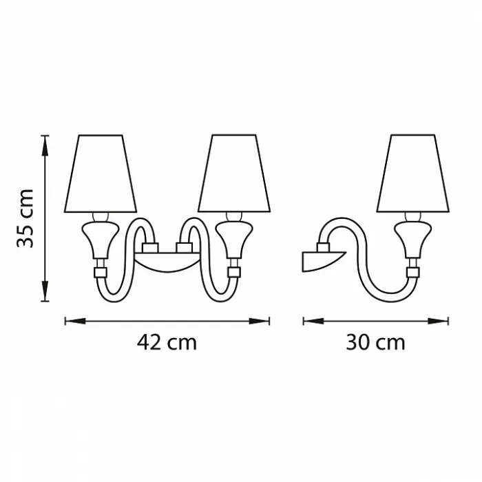 Бра Lightstar Otto 809626 Цвет арматуры хром от ImperiumLoft