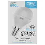Лампа светодиодная Gauss Basic 1053128