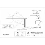 Настольная лампа офисная Eglo Sellano 93901 Цвет арматуры белый от ImperiumLoft