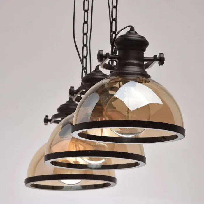 Подвесной светильник MW-Light Нойвид 682012103 Цвет арматуры коричневый Цвет плафонов коричневый от ImperiumLoft