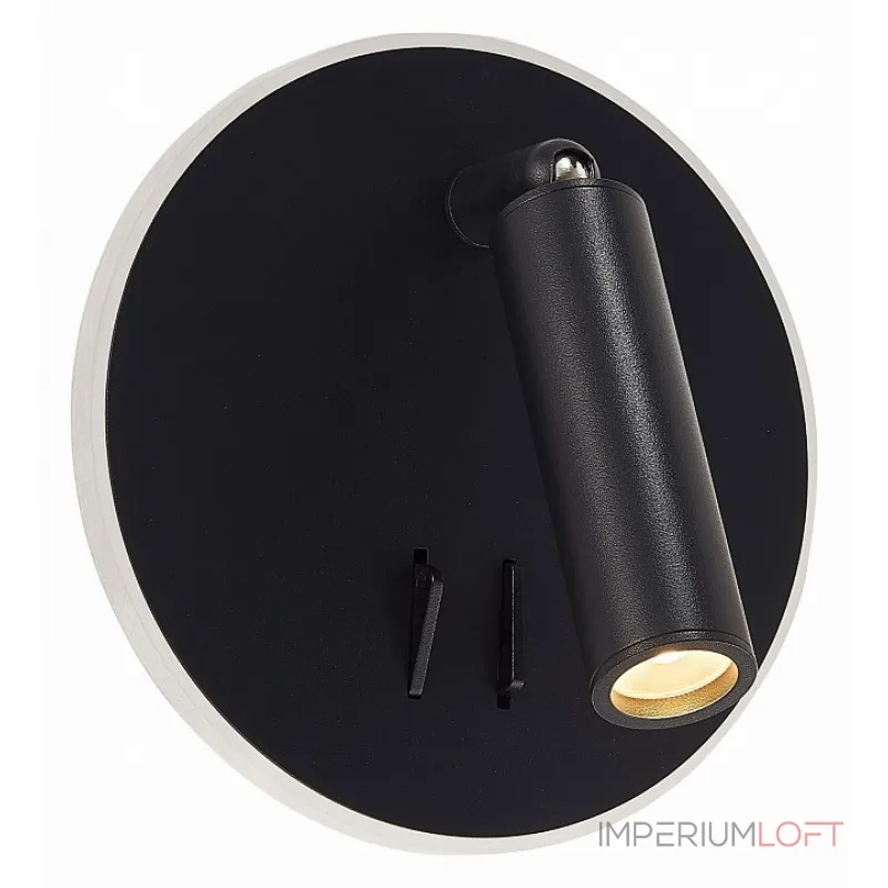 Бра ST-Luce Bondi SL1586.413.01 Цвет арматуры черный Цвет плафонов черный