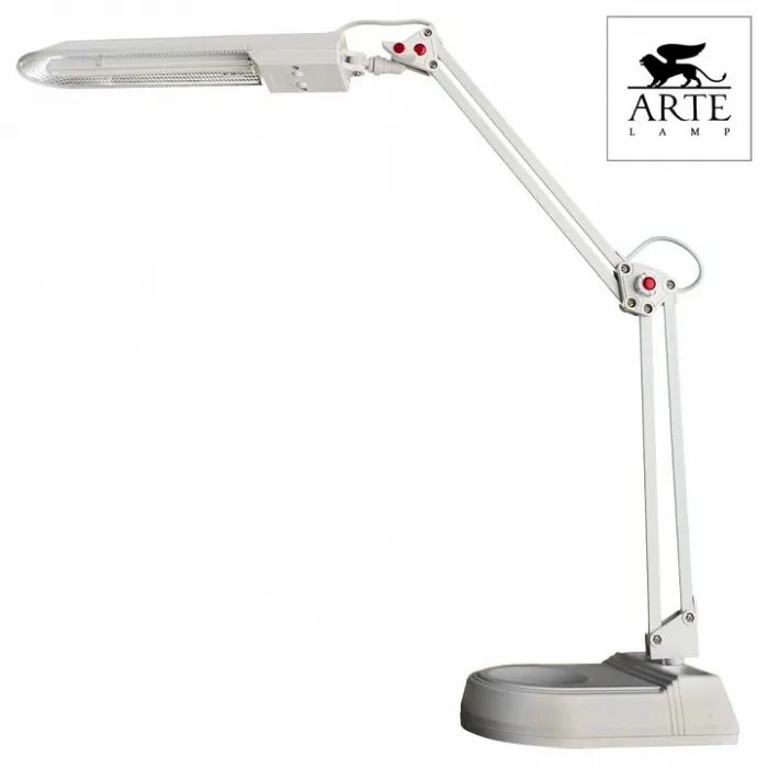 Настольная лампа офисная Arte Lamp Desk A5810LT-1WH Цвет арматуры белый Цвет плафонов белый от ImperiumLoft