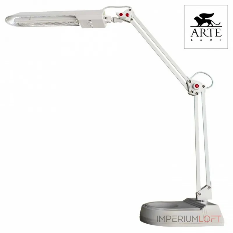Настольная лампа офисная Arte Lamp Desk A5810LT-1WH Цвет арматуры белый Цвет плафонов белый