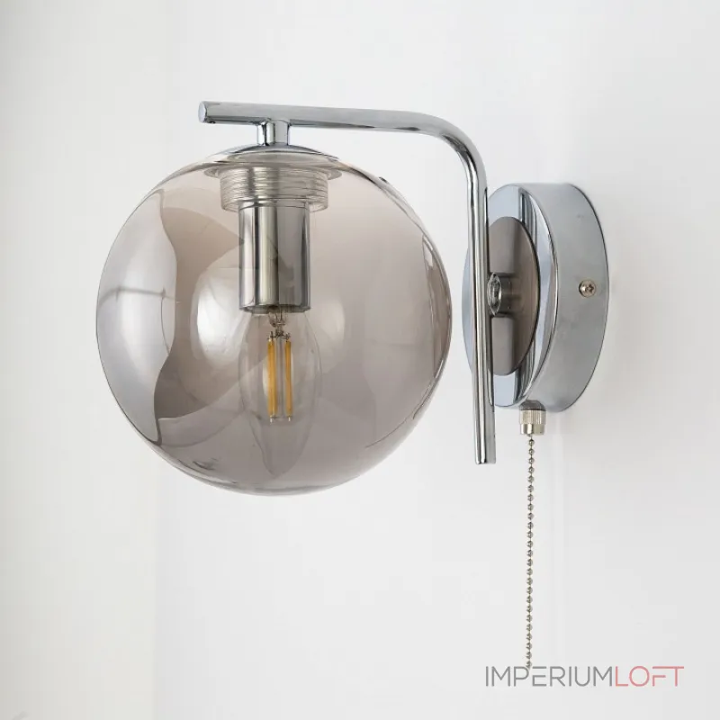 Бра Citilux Томми CL102310 Цвет плафонов серый Цвет арматуры хром