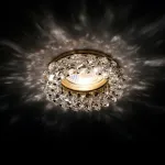Встраиваемый светильник Lightstar Onora 030302 Цвет арматуры золото Цвет плафонов прозрачный от ImperiumLoft
