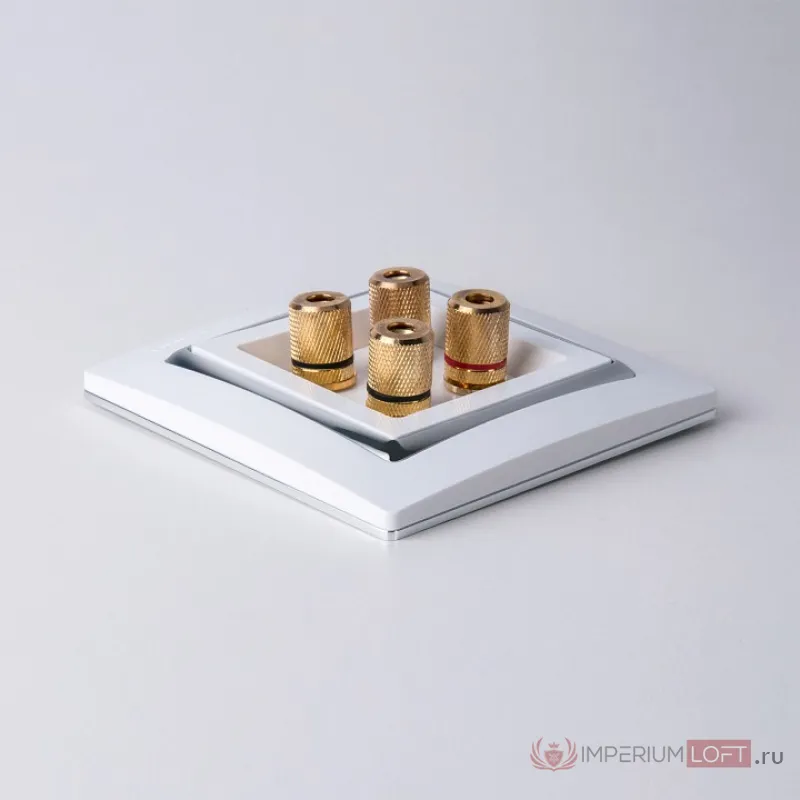 Розетка акустическая без рамки Werkel Белый a051376 от ImperiumLoft