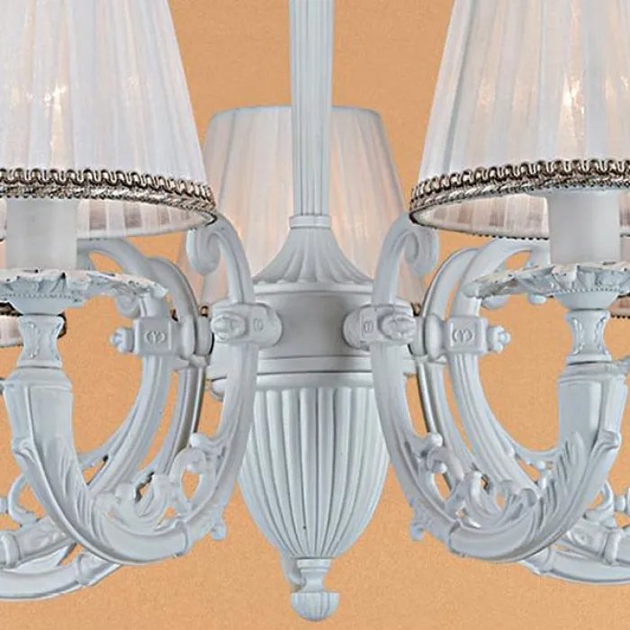 Подвесная люстра Citilux Канон CL412172 Цвет арматуры белый Цвет плафонов серебро от ImperiumLoft