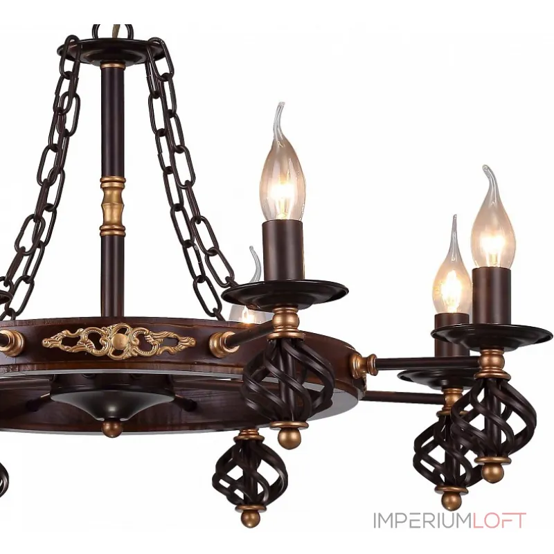 Подвесная люстра Arte Lamp Cartwheel A4550LM-8CK 