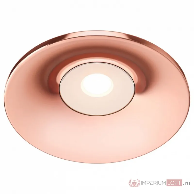 Встраиваемый светильник Maytoni Barret DL041-01RG Цвет арматуры розовый Цвет плафонов розовый от ImperiumLoft