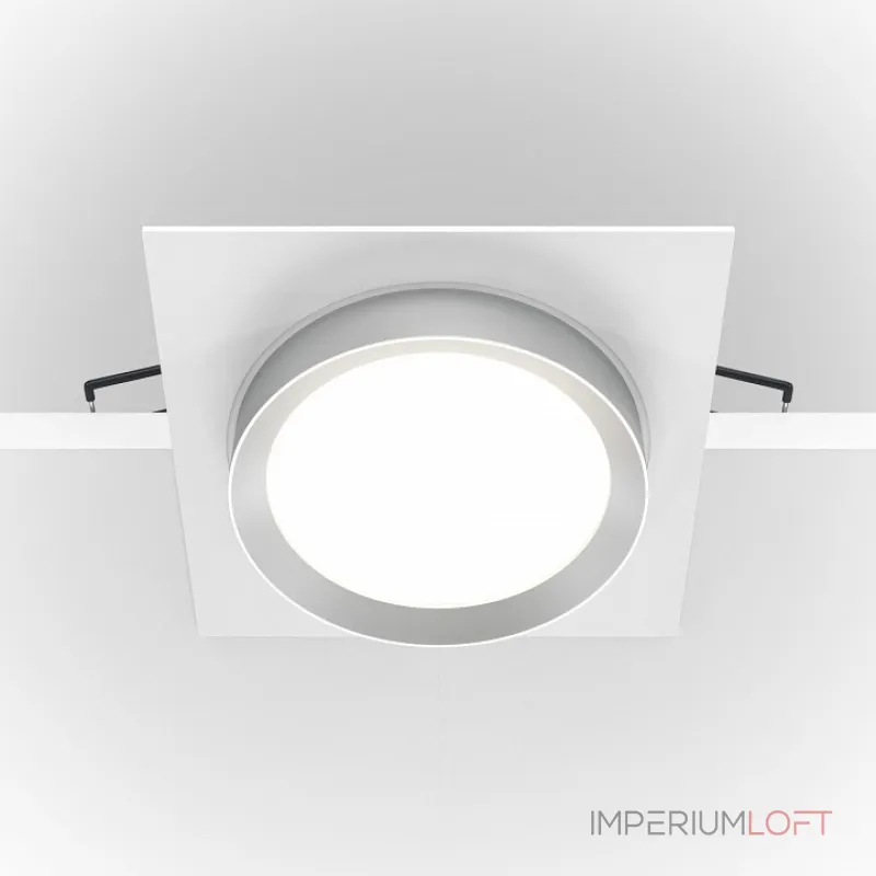 Встраиваемый светильник Maytoni Hoop DL086-GX53-SQ-WS