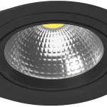 Встраиваемый светильник Lightstar Intero 111 i937070607 Цвет арматуры черно-белый