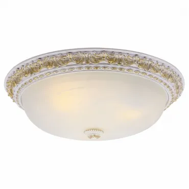 Накладной светильник Arte Lamp Torta A7123PL-3WG Цвет арматуры золото Цвет плафонов белый