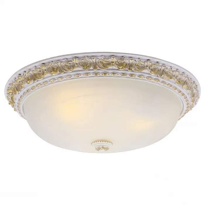 Накладной светильник Arte Lamp Torta A7123PL-3WG Цвет арматуры золото Цвет плафонов белый от ImperiumLoft