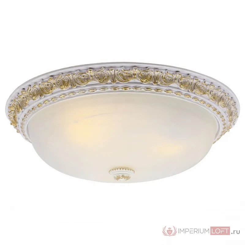 Накладной светильник Arte Lamp Torta A7123PL-3WG Цвет арматуры золото Цвет плафонов белый от ImperiumLoft