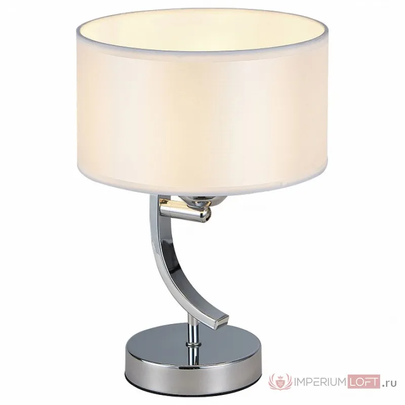 Настольная лампа декоративная Citilux Эвита CL466810 Хром , плафон Белый от ImperiumLoft