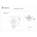 Накладной светильник Freya Planum FR2913-CL-02-BZ от ImperiumLoft