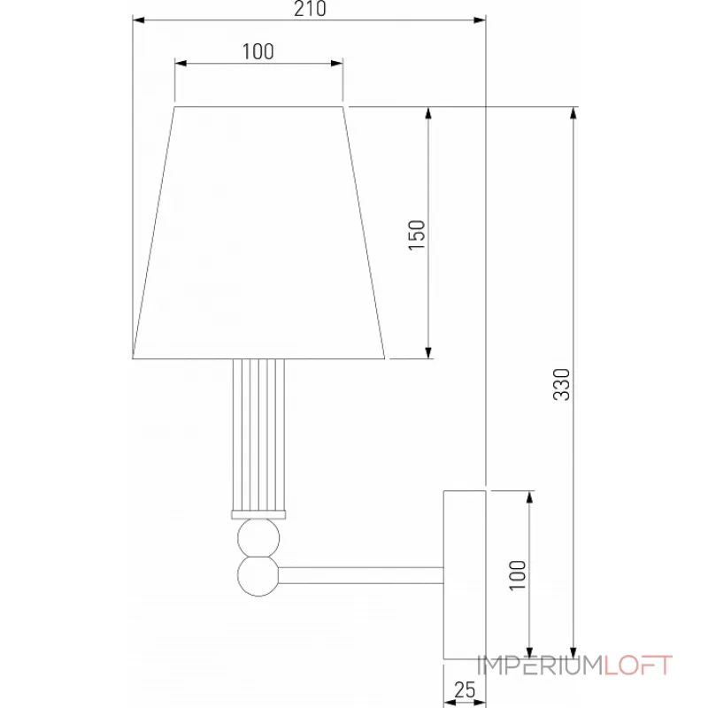 Бра Eurosvet Conso 60145/1 латунь от ImperiumLoft Бра Eurosvet Conso 60145/1 латунь от ImperiumLoft