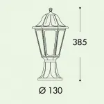 Наземный низкий светильник Fumagalli Anna E22.110.000.AXE27 от ImperiumLoft