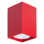 Накладной светильник TopDecor Tubo 6 SQ Tubo6 SQ P1 09 Цвет арматуры красный