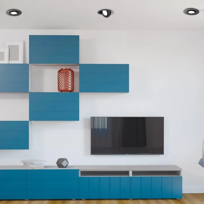 Встраиваемый светильник Novotech Gesso 358816 Цвет арматуры черный от ImperiumLoft