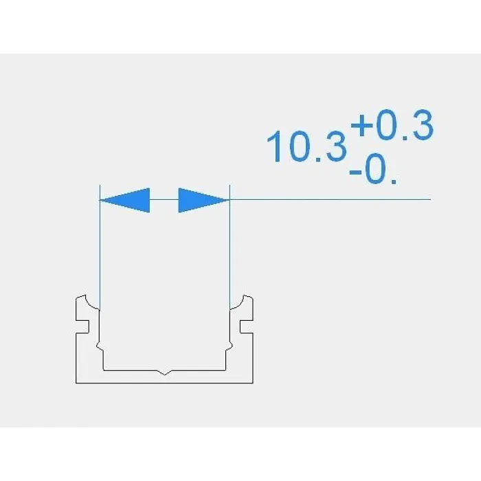 Профиль накладной  Deko-Light AU-01-08 970003 Цвет арматуры черный от ImperiumLoft