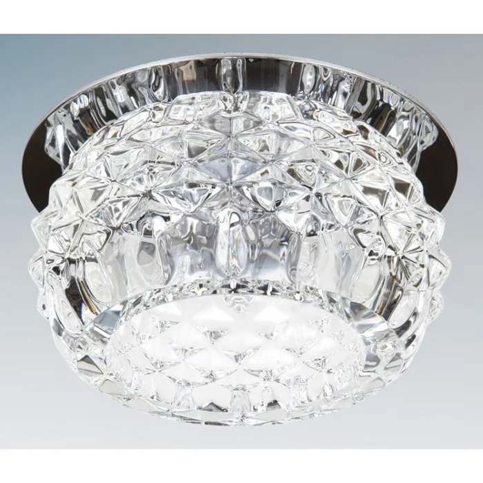Встраиваемый светильник Lightstar Cesare 004254-G9 Цвет арматуры хром Цвет плафонов прозрачный от ImperiumLoft