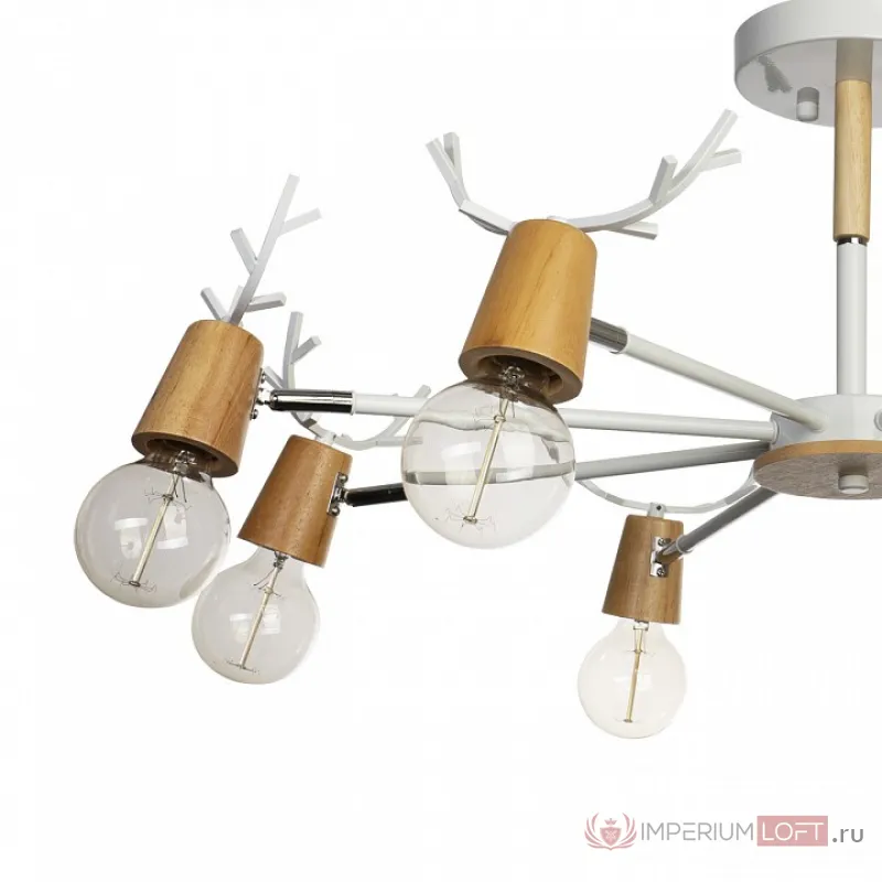 Люстра на штанге Loft it Sven 10024/8 White от ImperiumLoft