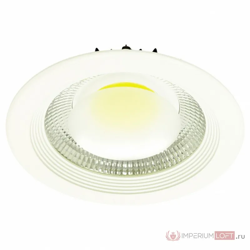 Встраиваемый светильник Arte Lamp Uovo A6415PL-1WH Цвет арматуры белый Цвет плафонов прозрачный от ImperiumLoft