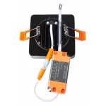 Встраиваемый светильник Arte Lamp Tabit A8432PL-1BK Цвет арматуры Черный Цвет плафонов Белый