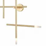 Накладной светильник Vele Luce Corda VL5534W24 Цвет арматуры латунь Цвет плафонов белый от ImperiumLoft