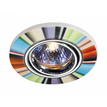 Встраиваемый светильник Novotech Ceramic 369552 Цвет арматуры хром Цвет плафонов разноцветный