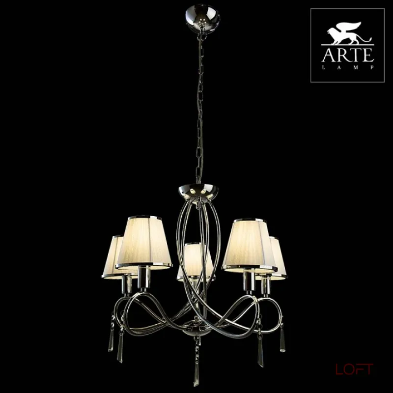 Подвесная люстра Arte Lamp Logico A1035LM-5CC Подвесная люстра Arte Lamp Logico A1035LM-5CC