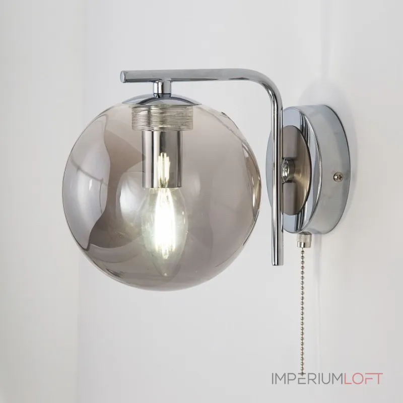 Бра Citilux Томми CL102310 Цвет плафонов серый Цвет арматуры хром