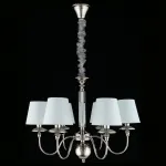 Подвесная люстра Aployt Perla APL.731.03.06 Цвет арматуры хром Цвет плафонов голубой от ImperiumLoft Подвесная люстра Aployt Perla APL.731.03.06 Цвет арматуры хром Цвет плафонов голубой от ImperiumLoft