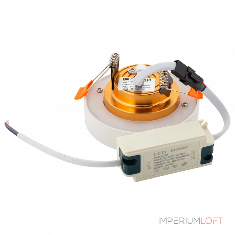 Встраиваемый светильник Denkirs DK4005 DK4006-GD